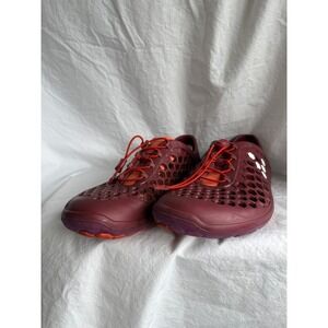 Vivobarefoot Ultra III‎ Bloom Mens 47 Burgundy Orange Barefoot Water Shoes Vegan